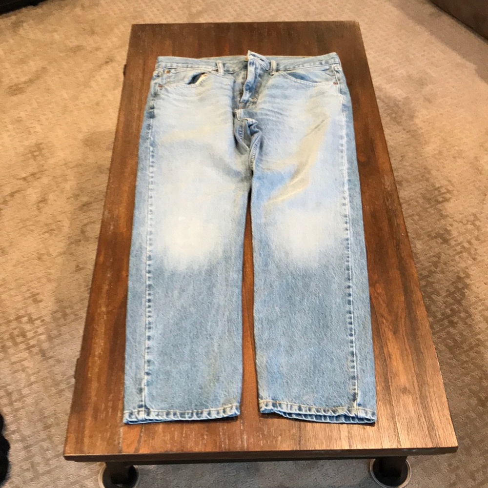 Men’s Levi jeans.